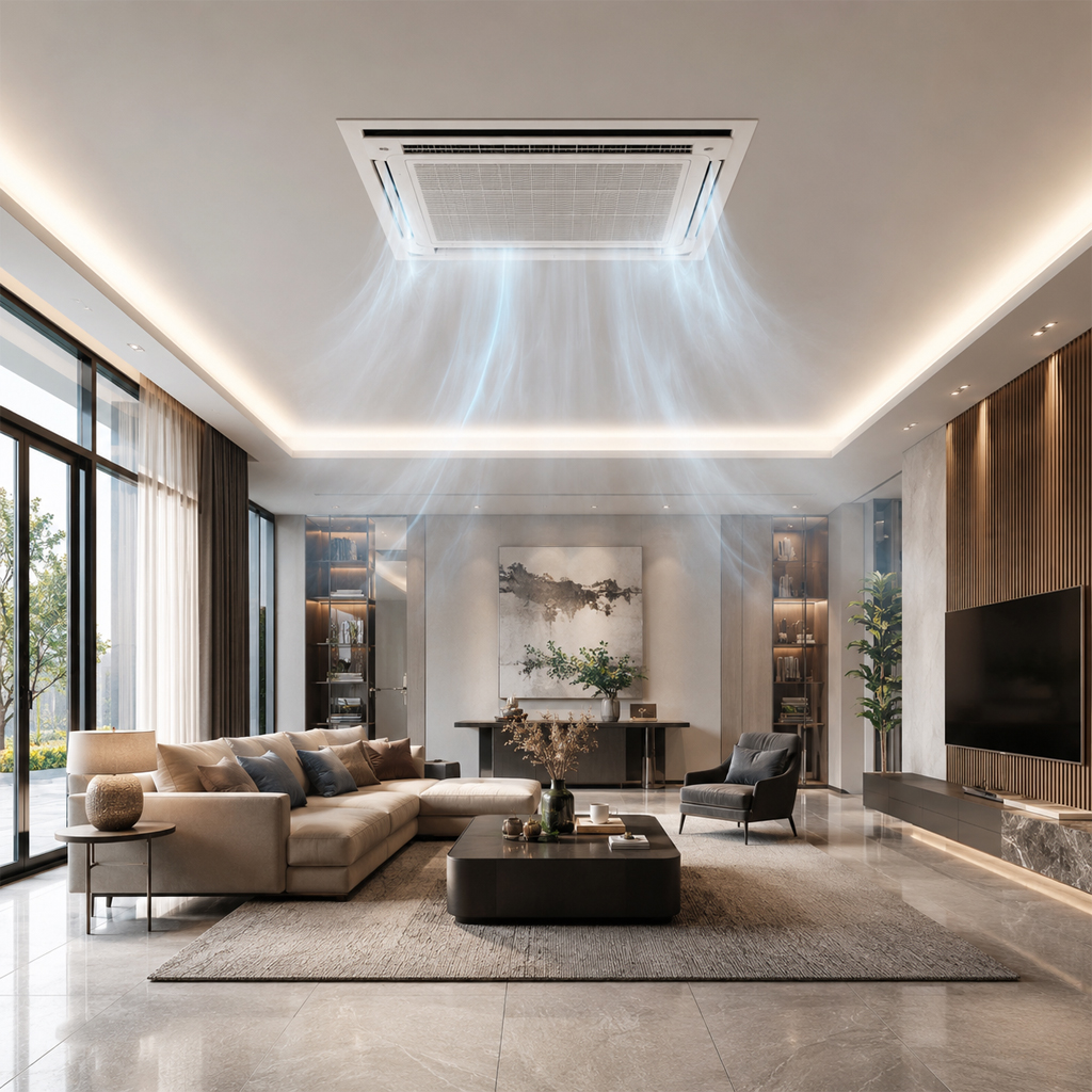 یونیت داخلی سقفی 36000 توکار GRV گرین IDGRV36P1/M