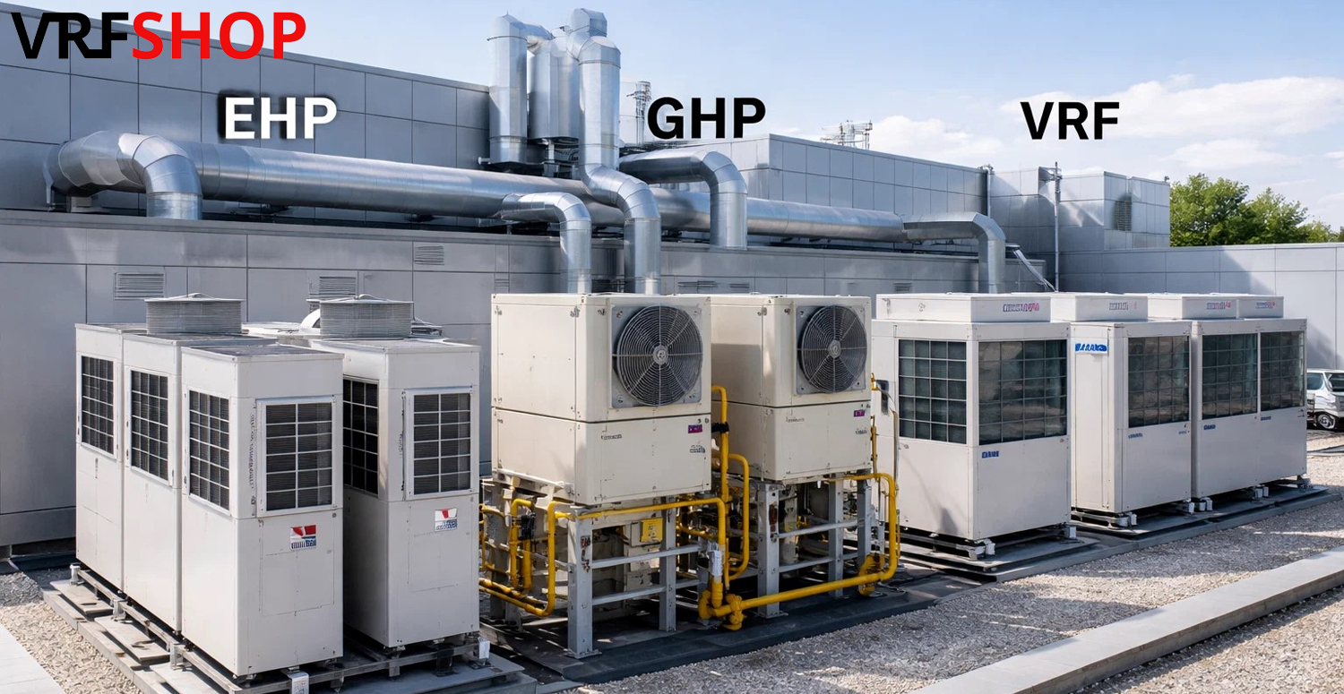 انواع سیستم VRF بر اساس انرژی مصرفی